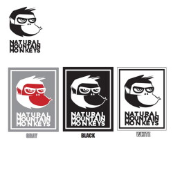 ステッカー ナチュラルマウンテンモンキーズ NATURAL MOUNTAIN MONKEYS オリジナルステッカー ORIGINAL STICKER カッティングステッカー シール ロゴ 