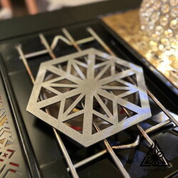 五徳 山のU YAMNOU ビッグアサノハゴトク big asanoha tripod  五徳 gotoku ゴトク  