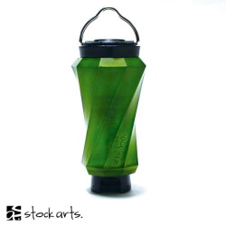 ランタンカバー ストックアーツ stock arts. go-st ゴールゼロ専用捩れカバー go-st-distortion green for GOALZERO  ランタンパーツ シェード LEDグローブ