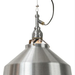 AMPERSAND FACTORY AMP ALU SHADE SQ MEDIUM WIRE ALL-AL/ALL-BK