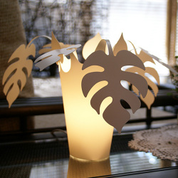 モンステラ ライト プランツ MONSTERA LIGHT PLANTS DS-043 テーブルスタンド
