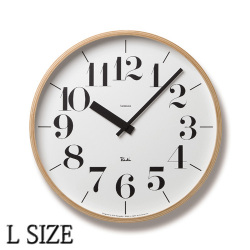 掛時計 リキクロック 電波時計 RIKI CLOCK RC WR-0401L  タカタレムノス TAKATA Lemnos