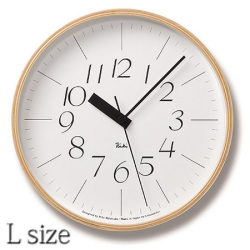 掛時計 リキクロック 電波時計 RIKI CLOCK RC WR08-26  タカタレムノス TAKATA Lemnos