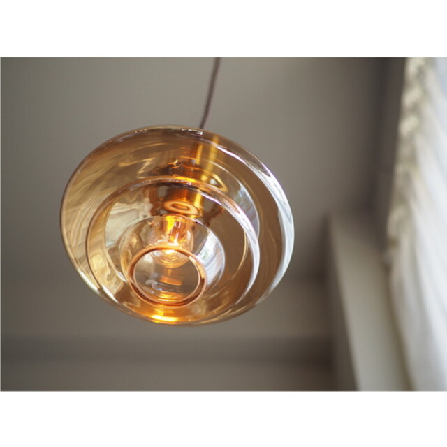 インターフォルム Linne（リネー）ペンダントライト アンバー LED電球付き Linne リネー ペンダント（アンバー） ｜ インターフォルム 【 IKEDA