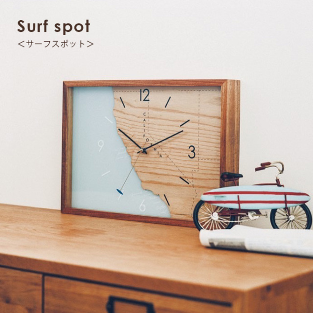 壁掛け時計サーフスポットウォールクロック 時計 かけ時計 デザイナーズ家具 デザインインテリア雑貨 ｂｉｃａｓａ ビカーサ 送料無料 家具通販 激安ショップクロック ウォッチ掛時計