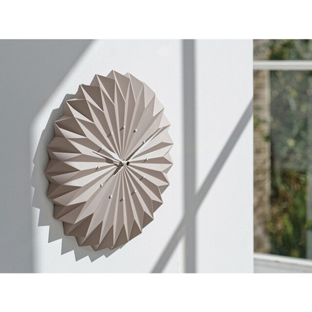 インターフォルム リリアーヌ ウォールクロック 奥深し グレー 