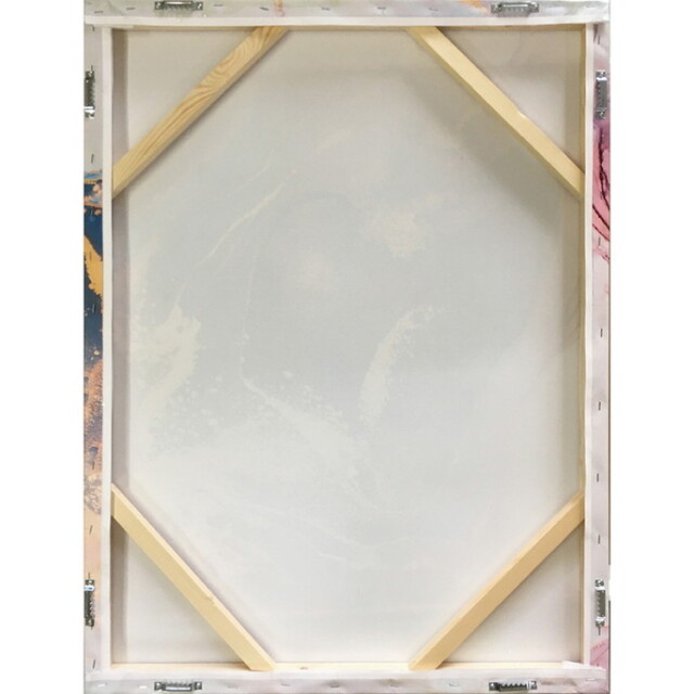絵画 Luce Canvas Art「Geometric、orange、gray」 ルーチェ