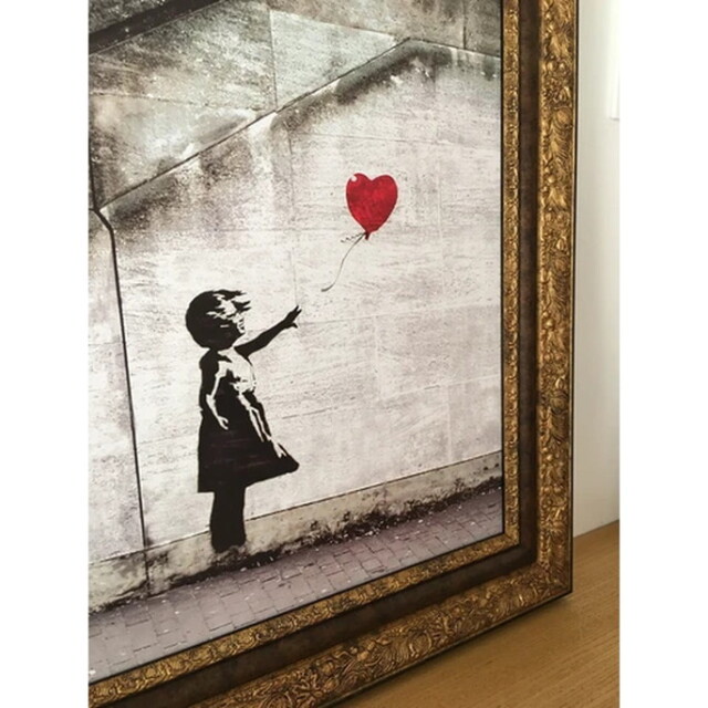 アートフレーム Banksy Love is in the Bin バンクシー Love is