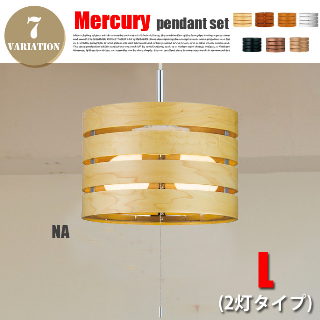 マーキュリーセットL 2灯 100cmコード SS-8047 アートワークスタジオ  