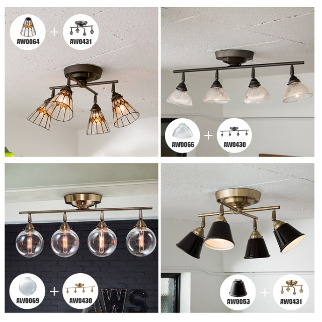 ⭐️生産終了品アートワークスタジオ4灯ランプ 