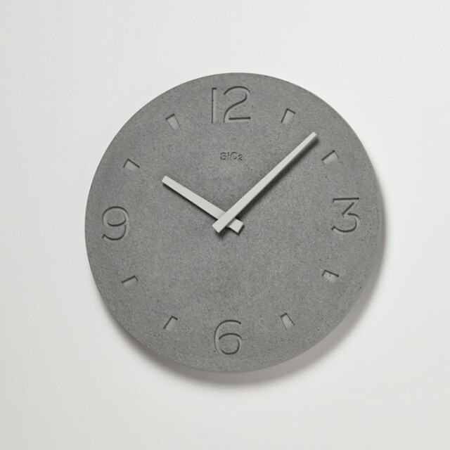 SIMONE シモーネ●壁掛け時計 掛け時計 Diatomaceous Earth Watch（Scraping finish） 珪藻土の時計