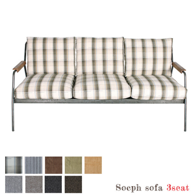 ソコフ スリーシートソファ socph 3seat sofa SCP-3S-CH アデペシュ a 