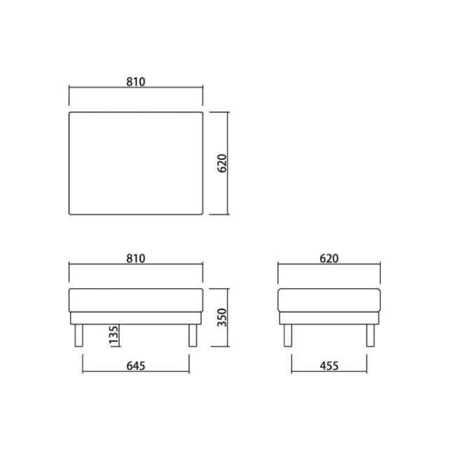 モーニングデイベッドソファ オットマン SIEVE Morning Daybed sofa