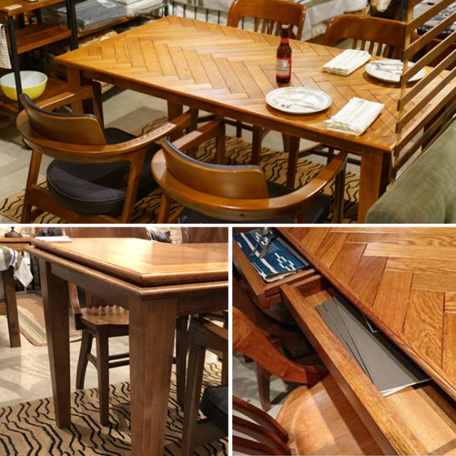 ワーナーダイニングテーブルヘリンボーン インテリア 家具 ダイニングテーブル デザイナーズ家具 デザインインテリア雑貨 ｂｉｃａｓａ ビカーサ 送料無料 家具通販 激安ショップテーブル デスクダイニングテーブル