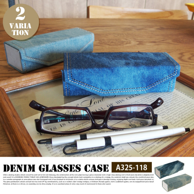 DENIM GLASSES CASE A325-118 ダルトン メガネケース・眼鏡入れ 全2色