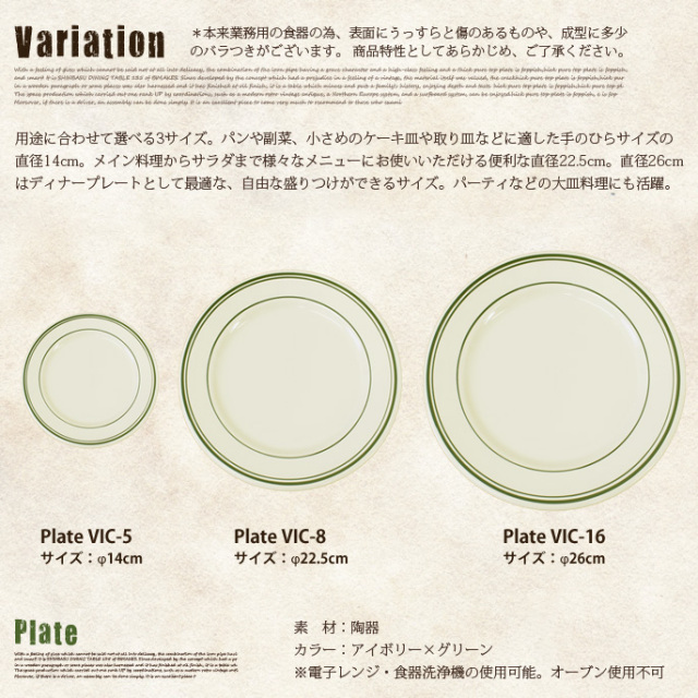 ヴァイスロイプレート F14 直径14cmキッチン雑貨 食器 小皿 ビカーサ