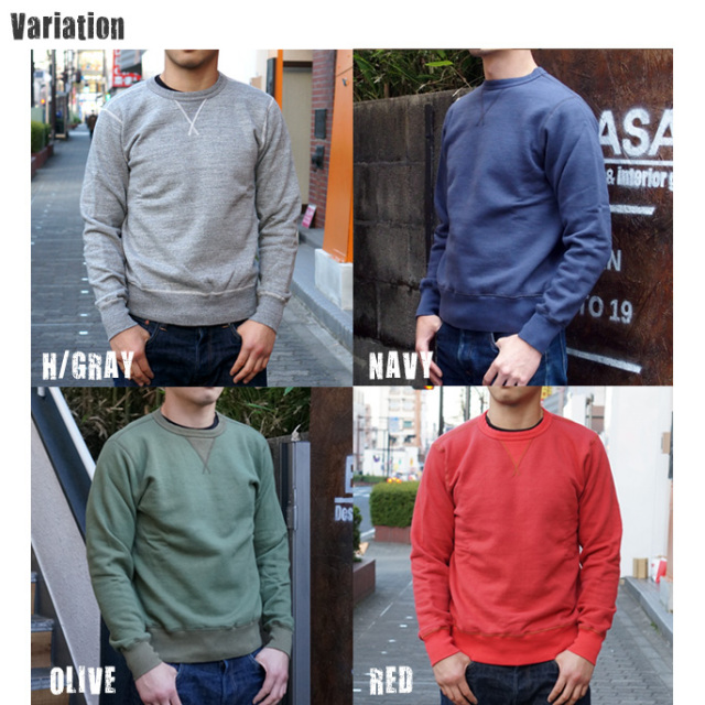 バズリクソンズ セットインスリーブ スウェットシャツ XL スカル 杢グレー バズリクソンズ セットインスリーブ スウェットシャツ XL スカル