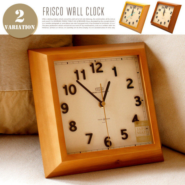 トラディションアコースティック FRISCO WALL CLOCK 壁掛け時計