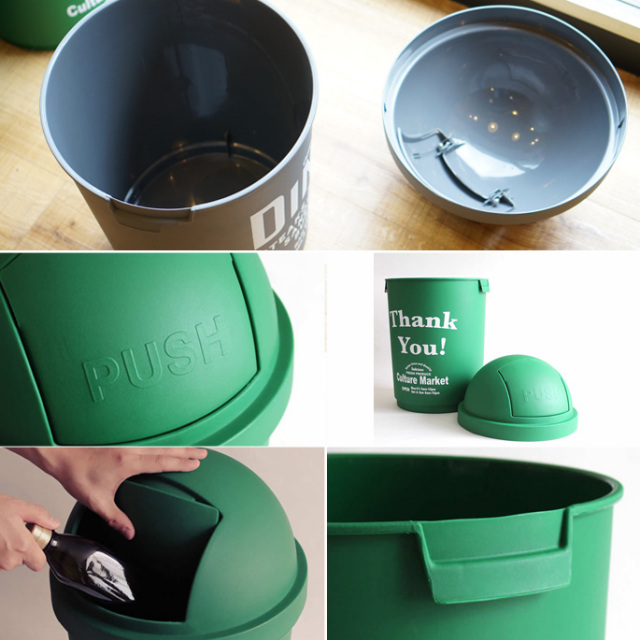 ダストボックス 35L DUSTBIN ラウンドタイプ アメリカン 101258 全4