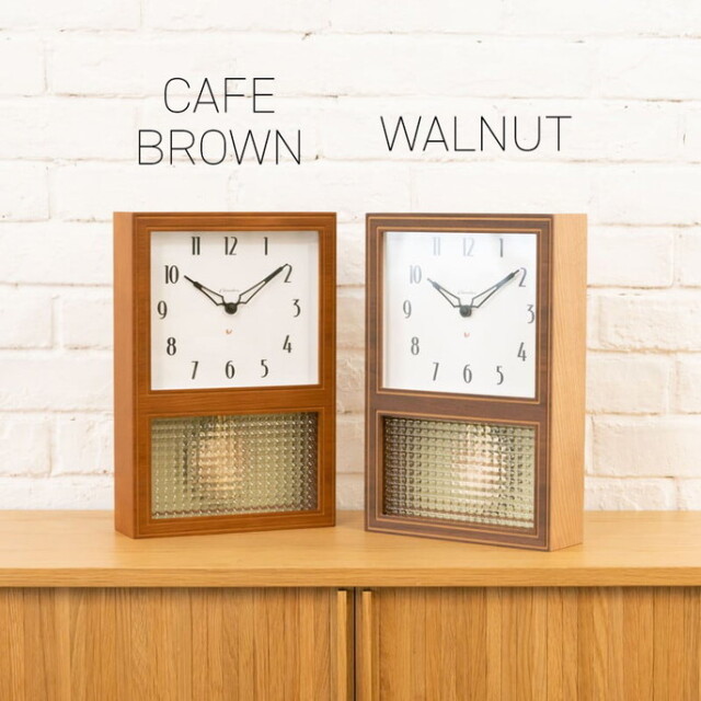 時計 GLASS PENDULUM CLOCK EL STYLE グラスペンデュラムクロック