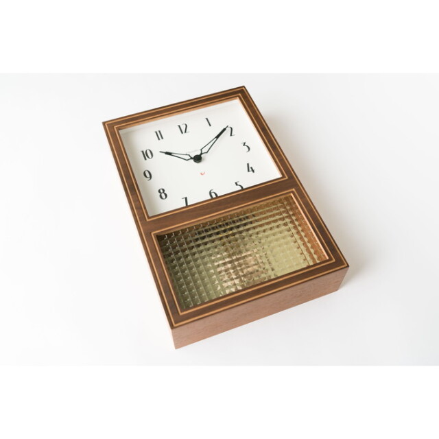 時計 GLASS PENDULUM CLOCK EL STYLE グラスペンデュラムクロック