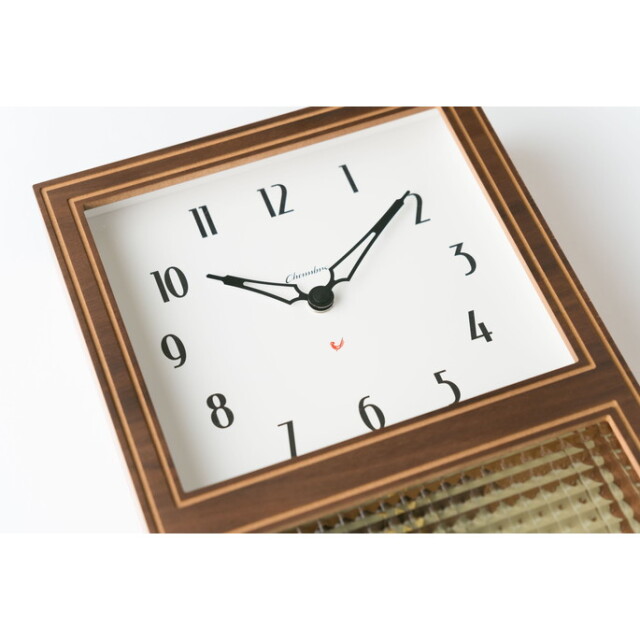 時計 GLASS PENDULUM CLOCK EL STYLE グラスペンデュラムクロック