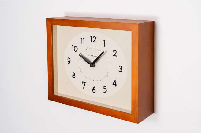 掛時計 ヒノキノカケドケイ ひのきの掛け時計 インターゼロ CH-071