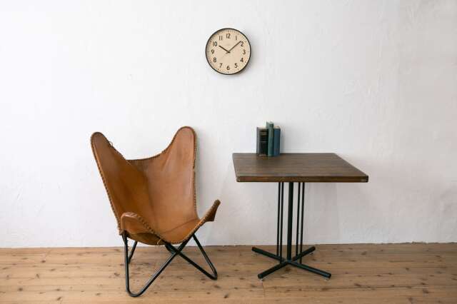 電波時計 木製 壁掛け SHAPELY CLOCK シェイプリークロック CH-064