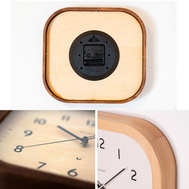 掛け時計 静音 Calme CLOCK カルムクロック CH-068 シャンブル
