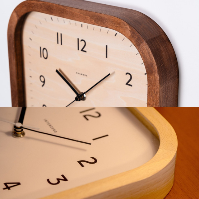 掛け時計 静音 Calme CLOCK カルムクロック CH-068 シャンブル