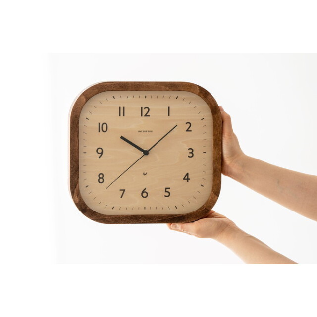 【新品未使用】ルチャ壁掛けクロック ラッセルノ 掛け時計 静音 Calme CLOCK カルムクロック CH-068 シャンブル