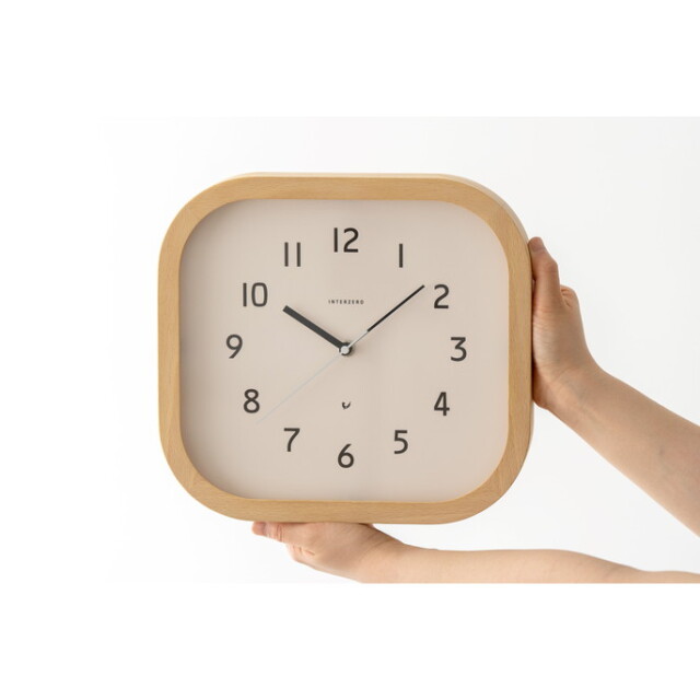 掛け時計 静音 Calme CLOCK カルムクロック CH-068 シャンブル