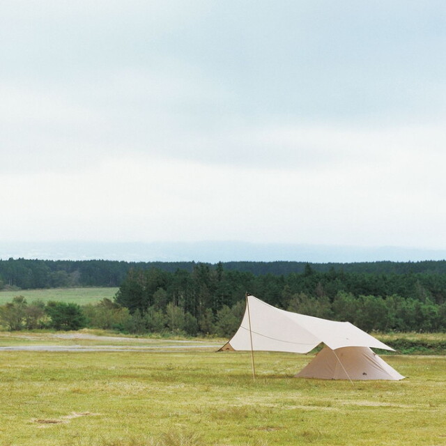 タープ テントTradcanvas Tepee＆タープ350-BJ ティピ ヘキサ型タープ  