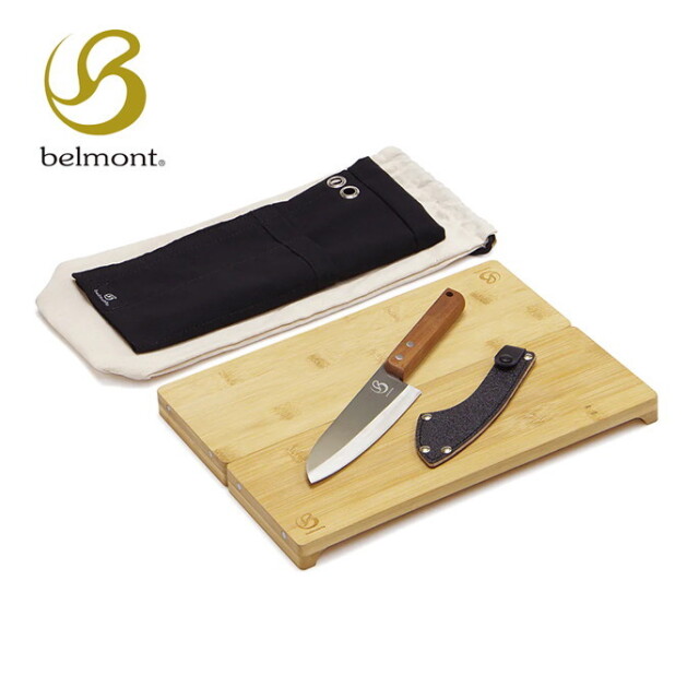 ベルモント/belmont 御料理板セットORYOURIBAN SET まな板 包丁 カットボード 竹・ネオジウム磁石 天然木 収納ケース ツールケース付 BM-420 まな板 御料理板 まな板＆包丁セット オリョウリバン マナイタ&ホウ