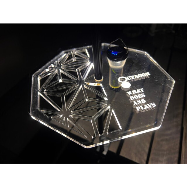 ランタンパーツ OCTAGON FLAT PLATE for 2way stand オクタゴン