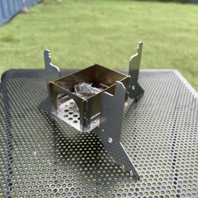 【最終お値下げ】木目調ストーブ ストーブ M8 STOVE オズオプス OZOPS メスティン専用ストーブ