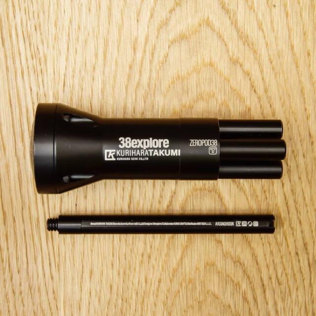 38explorer ZEROPOD38 アシノフック、アシノスティック2本付 38explorer ZEROPOD38 アシノフック、アシノスティック2本付
