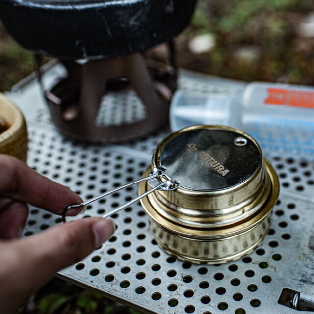 未使用　SOOMLOOM アルコールストーブ シルバー ストーブ Alcohol stove アルコールストーブ コンパクトストーブ
