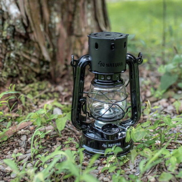 ランタン Natura Oil Lantern Set Black ブラック小型オイルランタン マットブラックシェード ウォーマーセット 本体 セード ウォーマー 小型オイルランタン マットブラックシェード キャンプ用品