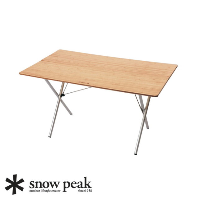 スノーピーク ワンアクションテーブルロング Light Bamboo スノーピーク ワンアクションテーブルロング Light Bamboo 展示品