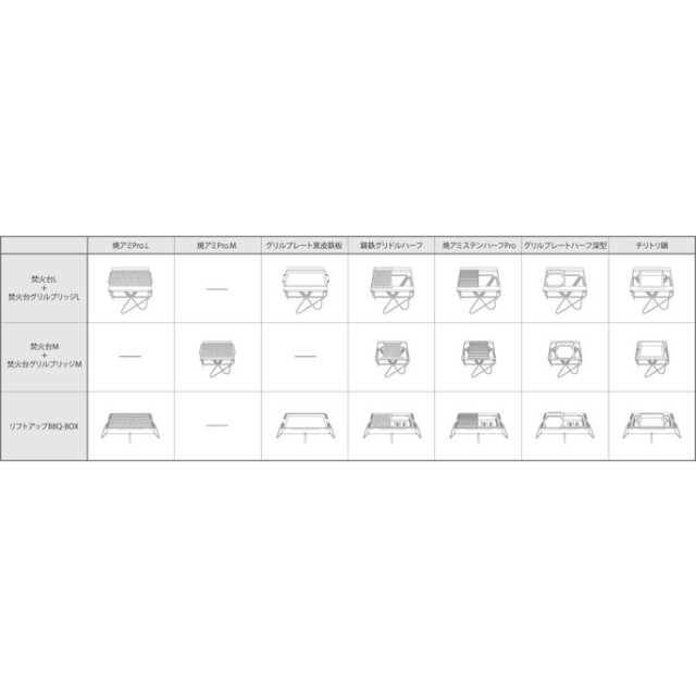グリルシステム Grill plate half deep グリルプレートハーフ 深型