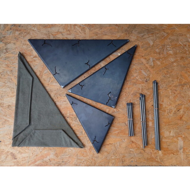 焚火テーブル derutas crack デルタス クラック 焚き火台 テーブル 台