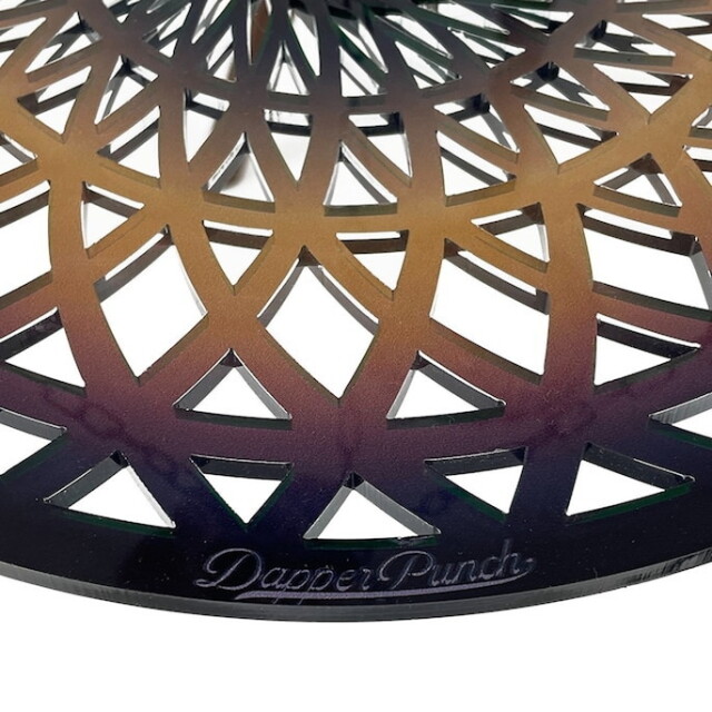 プレート wood pole用 acrylic plate 幾何学200π ウッドポール用