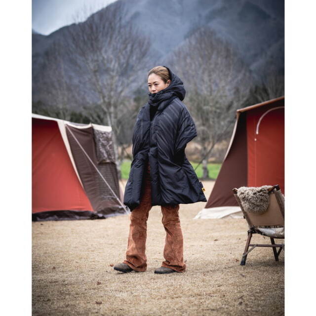 ストール Hooded Down Stole フーデッドダウンストール キャンプ用品