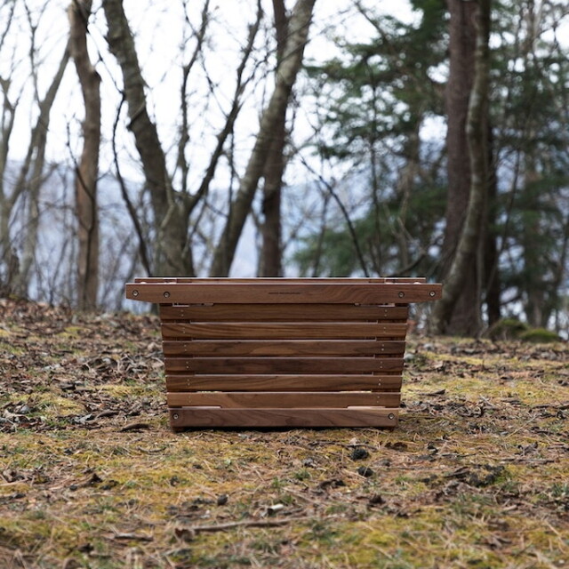 コンテナ shelf containerM walnut シェルフコンテナMウォルナット