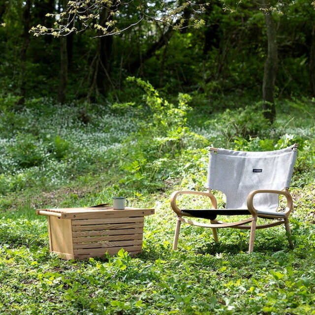 チェア IKIKI Grand Chair Oak Fabric Tex-Beige/Tex-Grey IKIKI