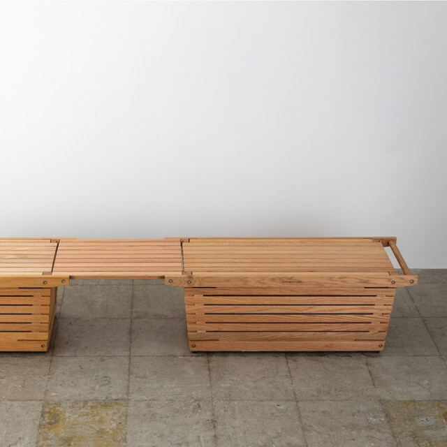 コンテナフタ solid top panel L oak ソリッドトップパネルLオーク