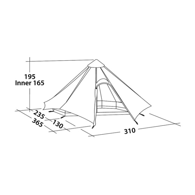 テント GREEN CONE 4 グリーンコーン 4 キャンプ用品 小型ティピー