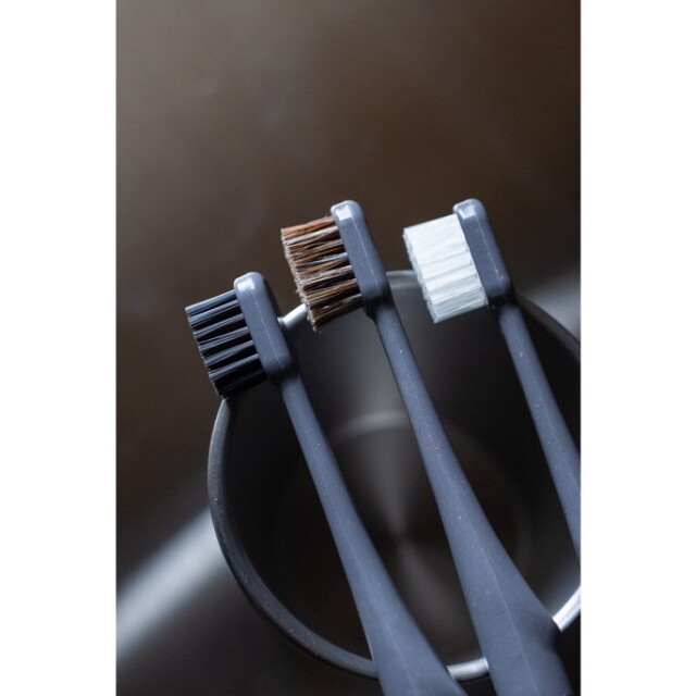 【即完売品】BARREL KNOT 歯ブラシGRIP BARREL TSUTSU 歯ブラシ HYBRID BAMBOO 歯ブラシHEAD グレー アウトドア用歯ブラシ