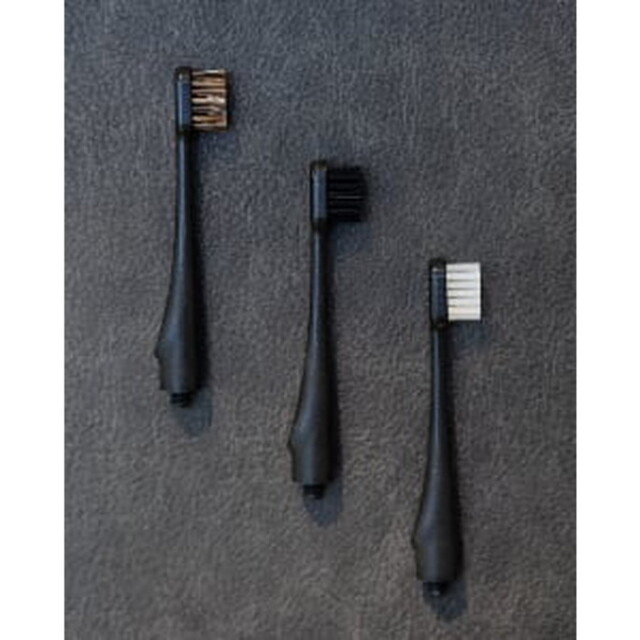 歯ブラシ HYBRID BAMBOO 歯ブラシHEAD ブラック アウトドア用歯ブラシ